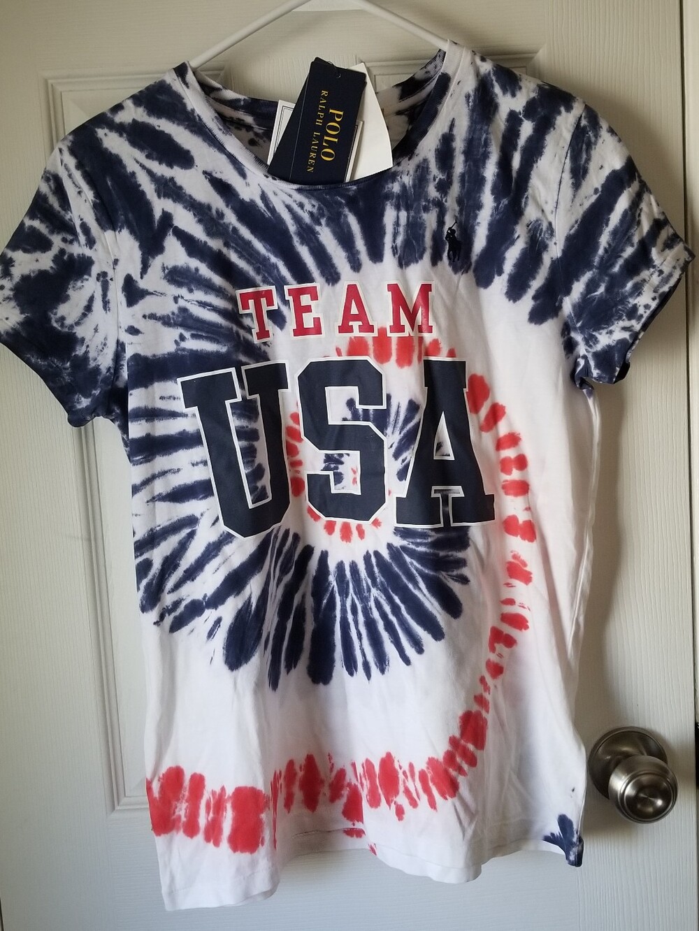 ❗Ralph Lauren Team USA Olympics Tie-Dye Shirt XS❗